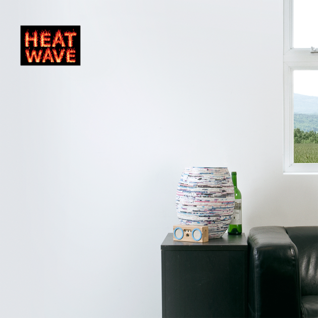 Flames Font Heat Wave Fiery Personality by The WYLD Tribe